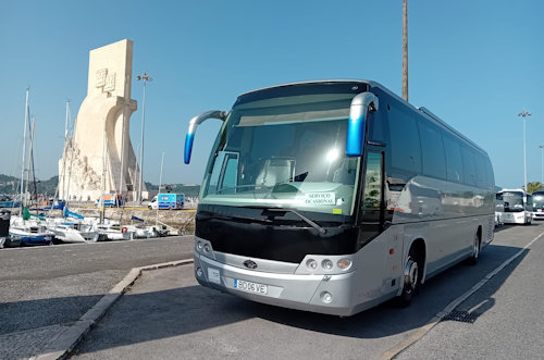 Autocarro de 55 lugares para aluguer em Lisboa / Portugal
